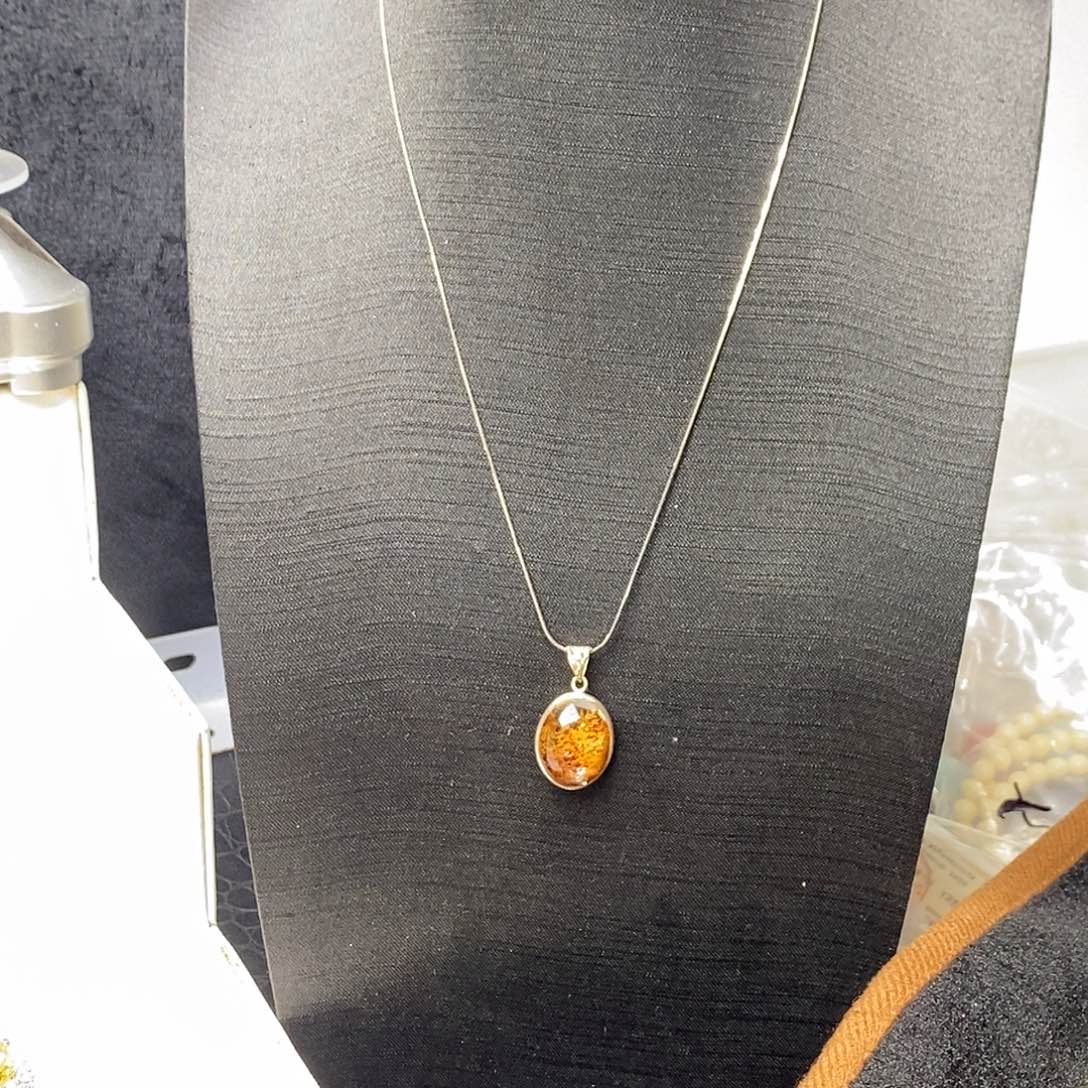 银S925镶嵌珠宝半成品水晶