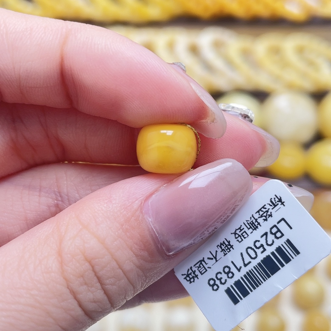 琥珀未镶嵌裸石10*8mm氧化款老型