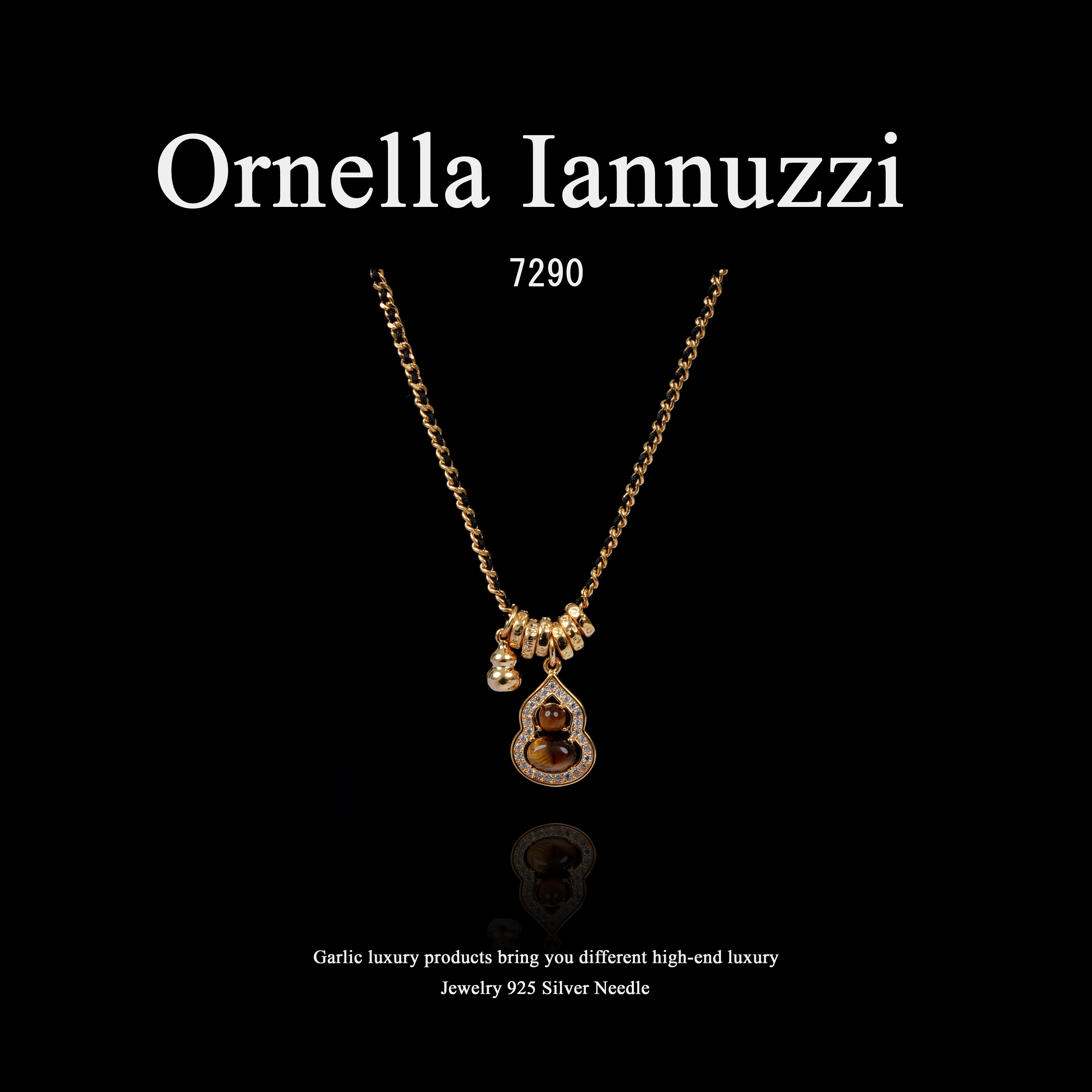 镀K金 Ornella Iannuzzi 项链~7290（40+5cm）