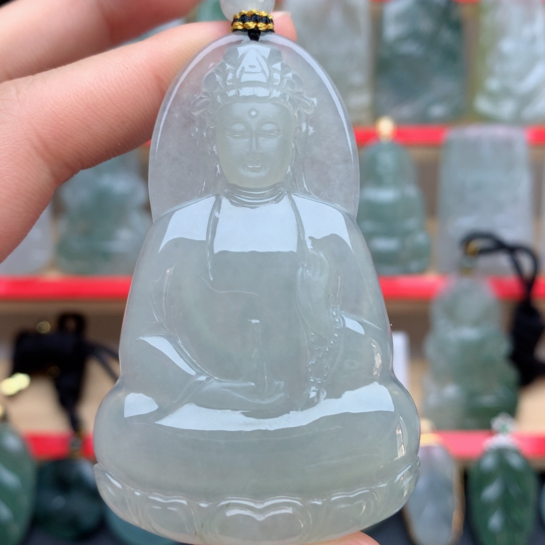 翡翠未镶嵌颈饰用****7素衣