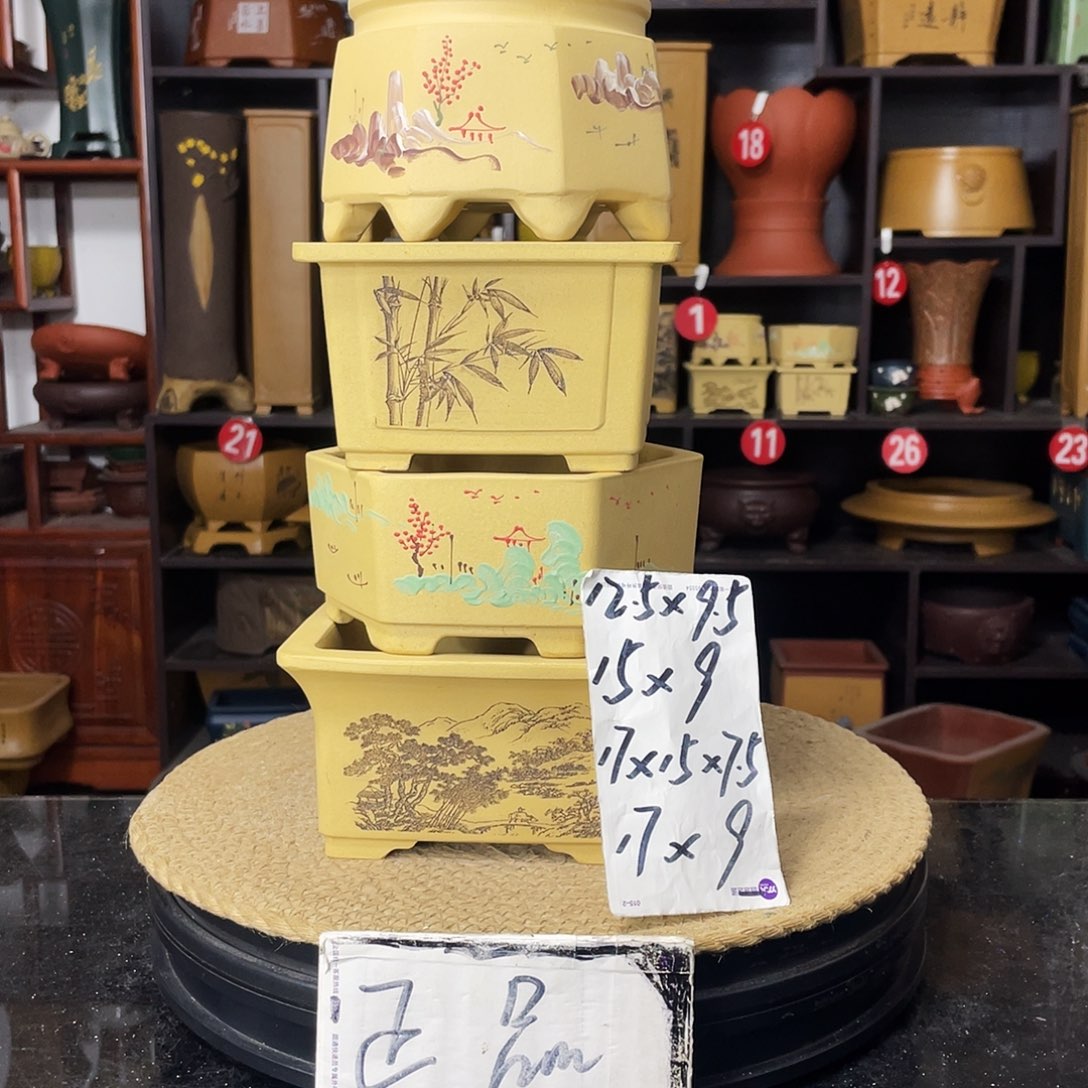 D-盆尚好紫砂花盆