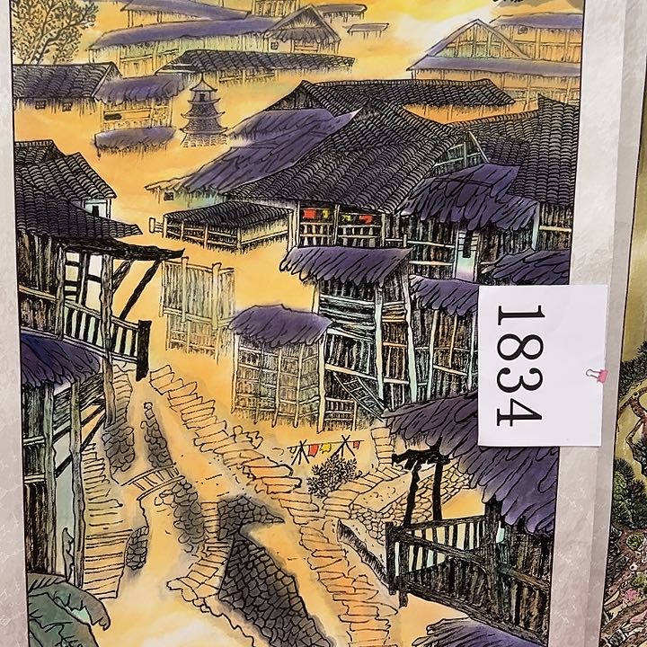 国画投*新年快乐纯手绘纯手工