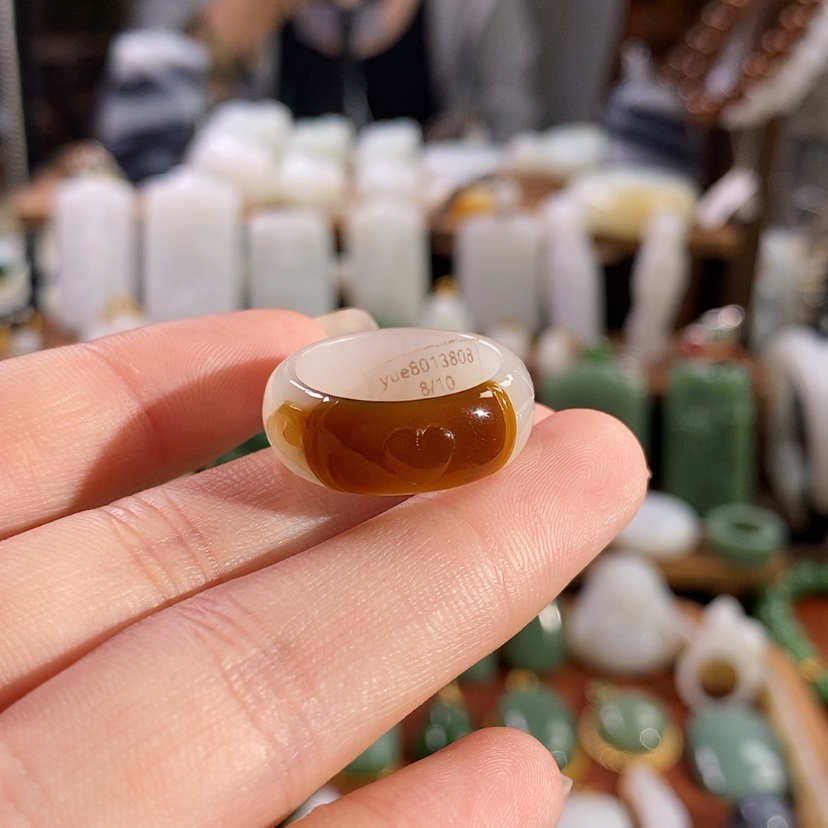 【闪购商品】吊坠(不含链)未镶嵌和田玉戒指