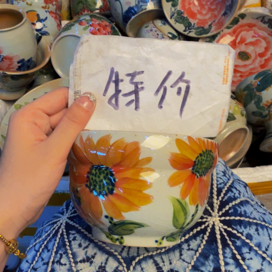 瓷片景德镇陶瓷手工手绘