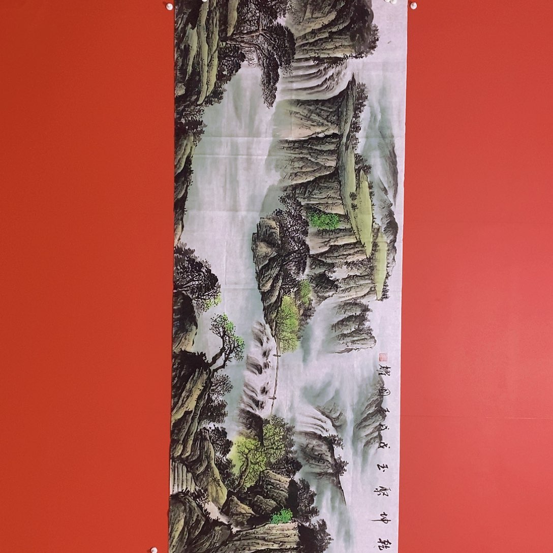 国画山水花鸟国画作品