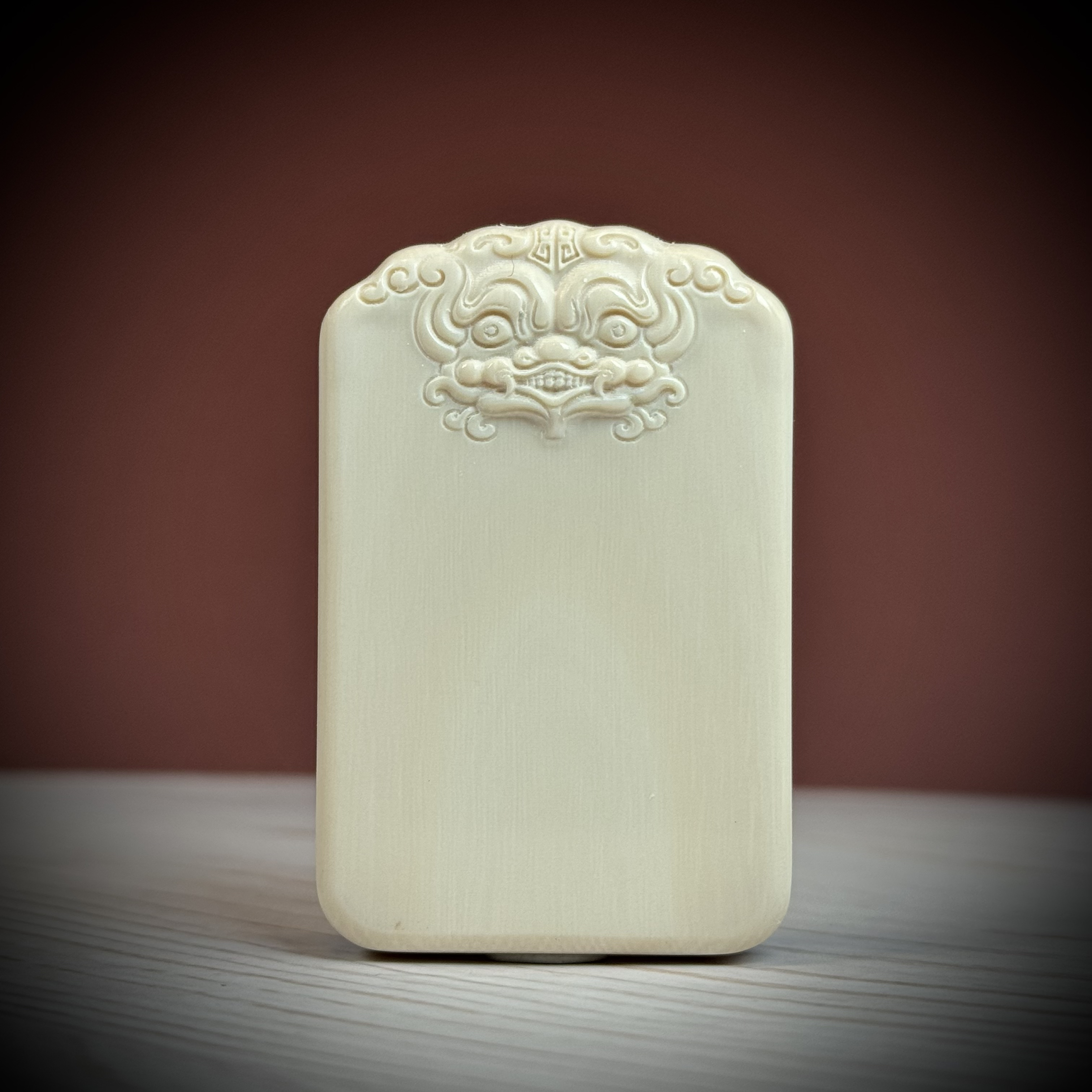 H11-62天然猛犸牙 无事牌 约40*60*10mm一物一图假一罚十