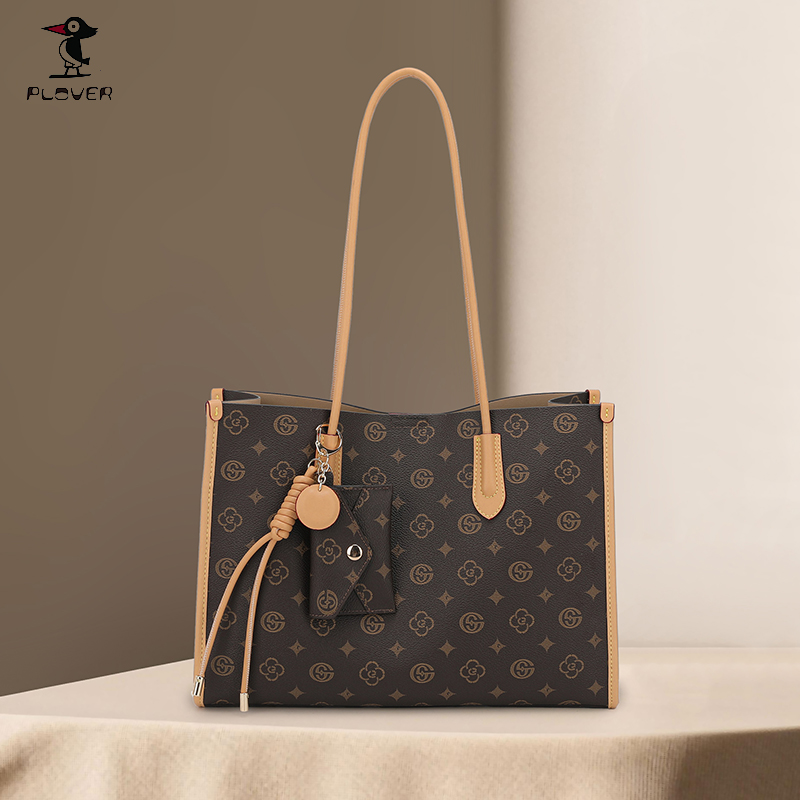 PLOVER单肩腋下包通勤手提托特包欧美时尚洋气轻奢春夏大容量包包