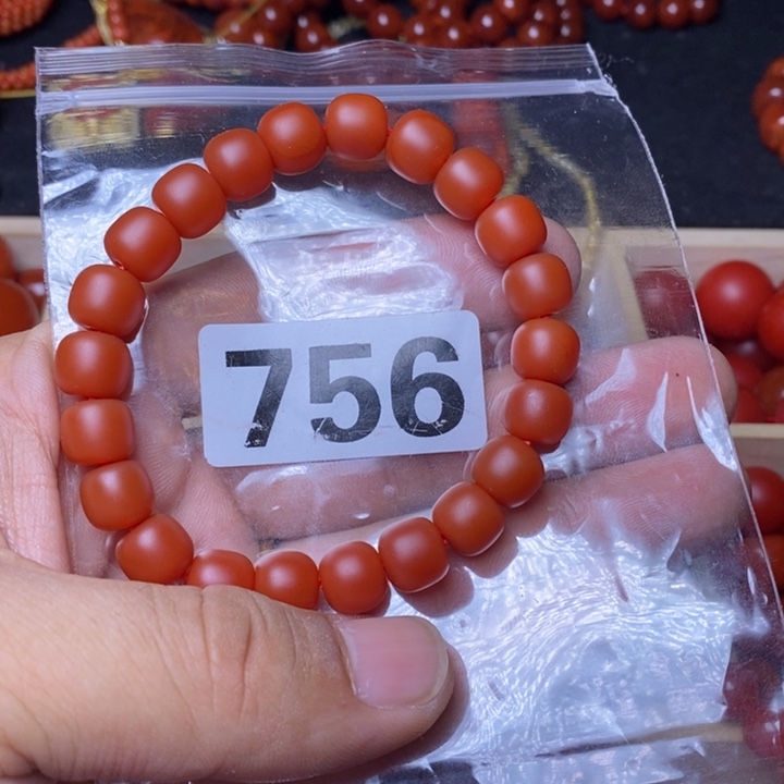 南红玛瑙手链未镶嵌D***a