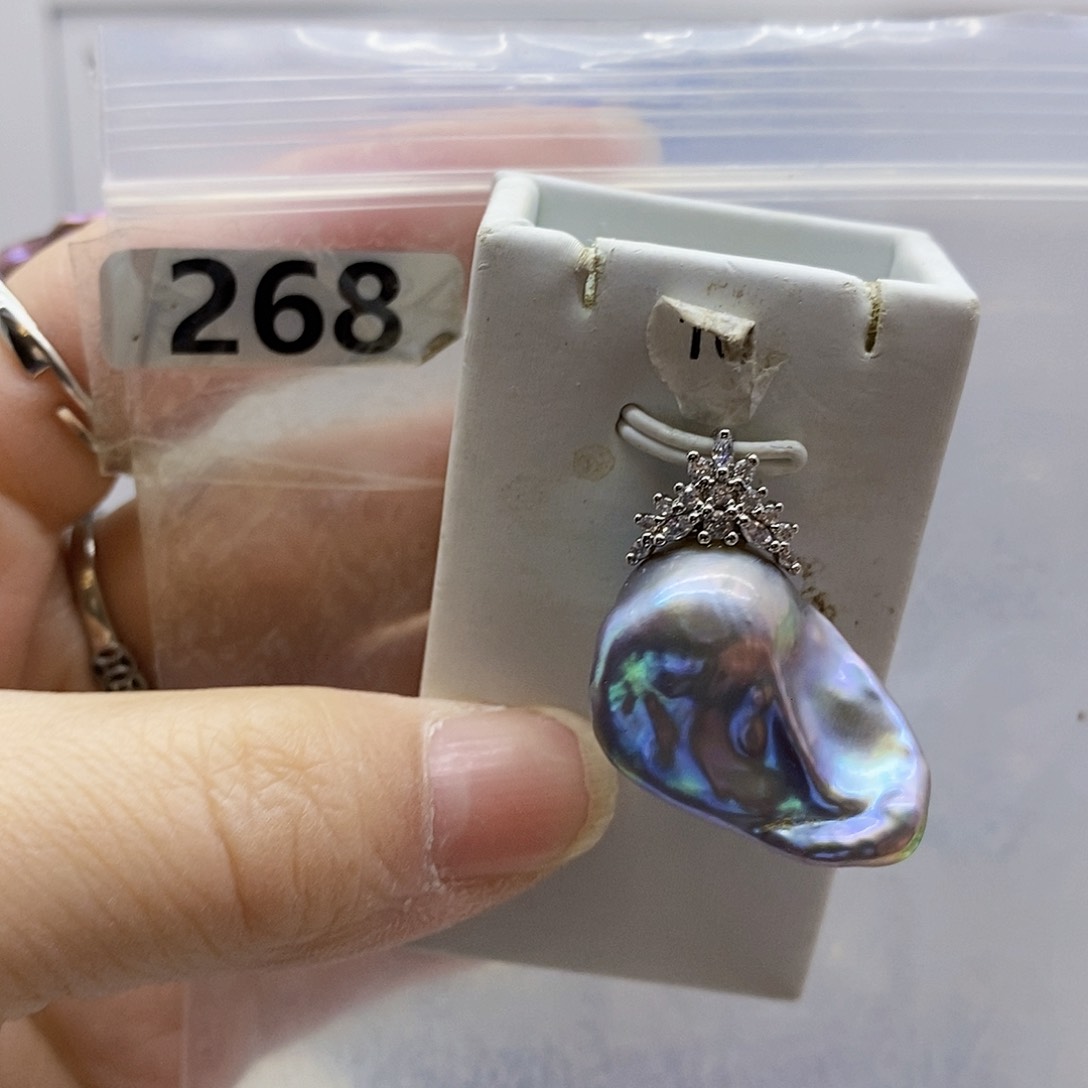 颈饰合金淡水珍珠