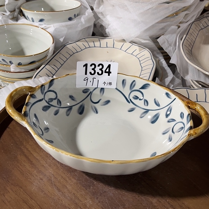 瓷微瑕外贸餐具1334