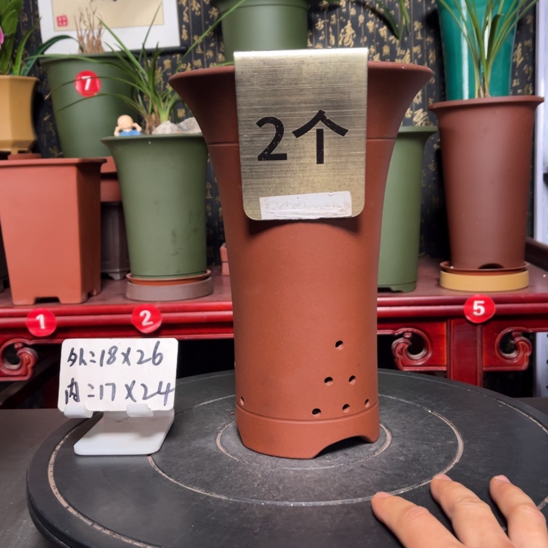 紫砂花盆紫砂花盆