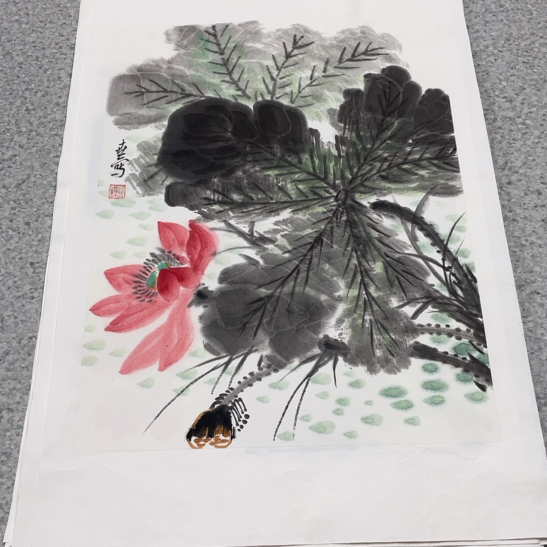 国画1.4平尺国画作品