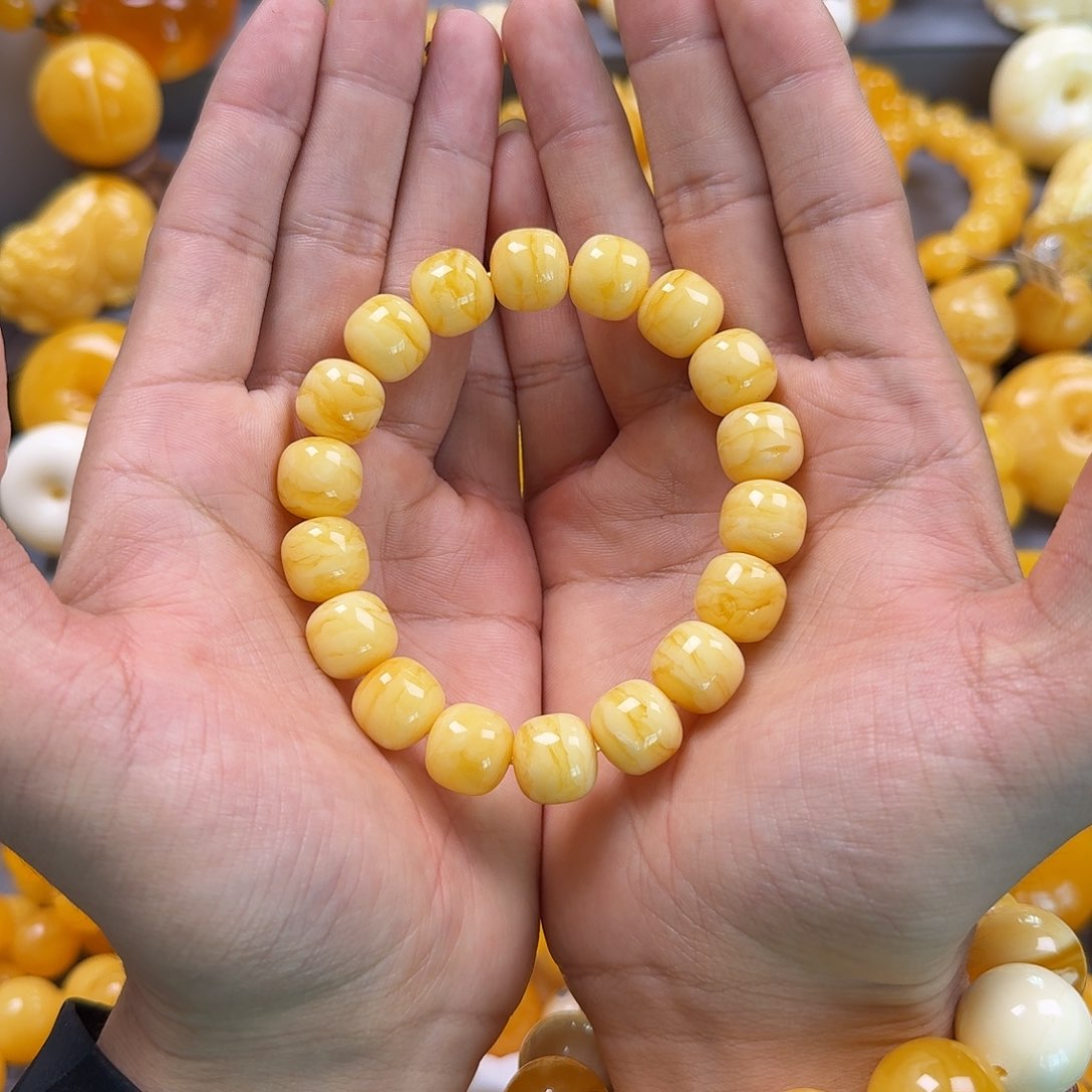 蜜蜡珠宝奇石未镶嵌同料老型13mm