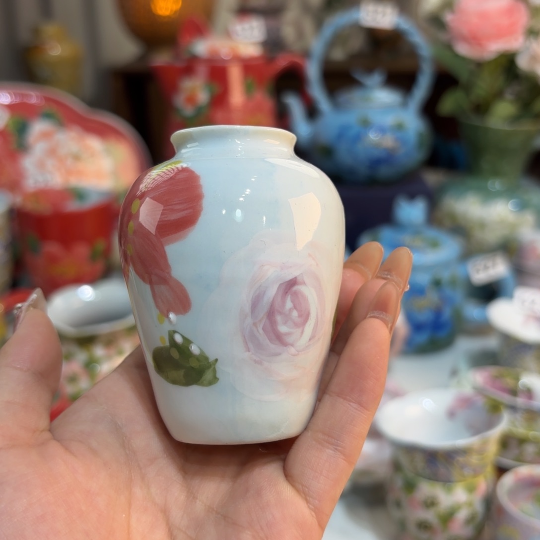 景德镇手绘高温釉下彩陶瓷茶具