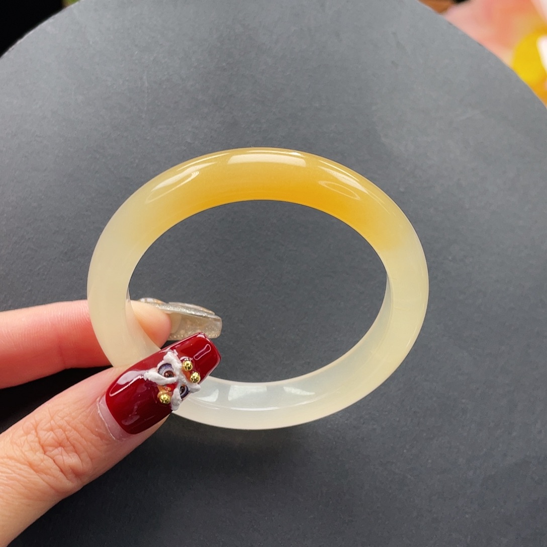 石英质玉手镯未镶嵌洛*画55