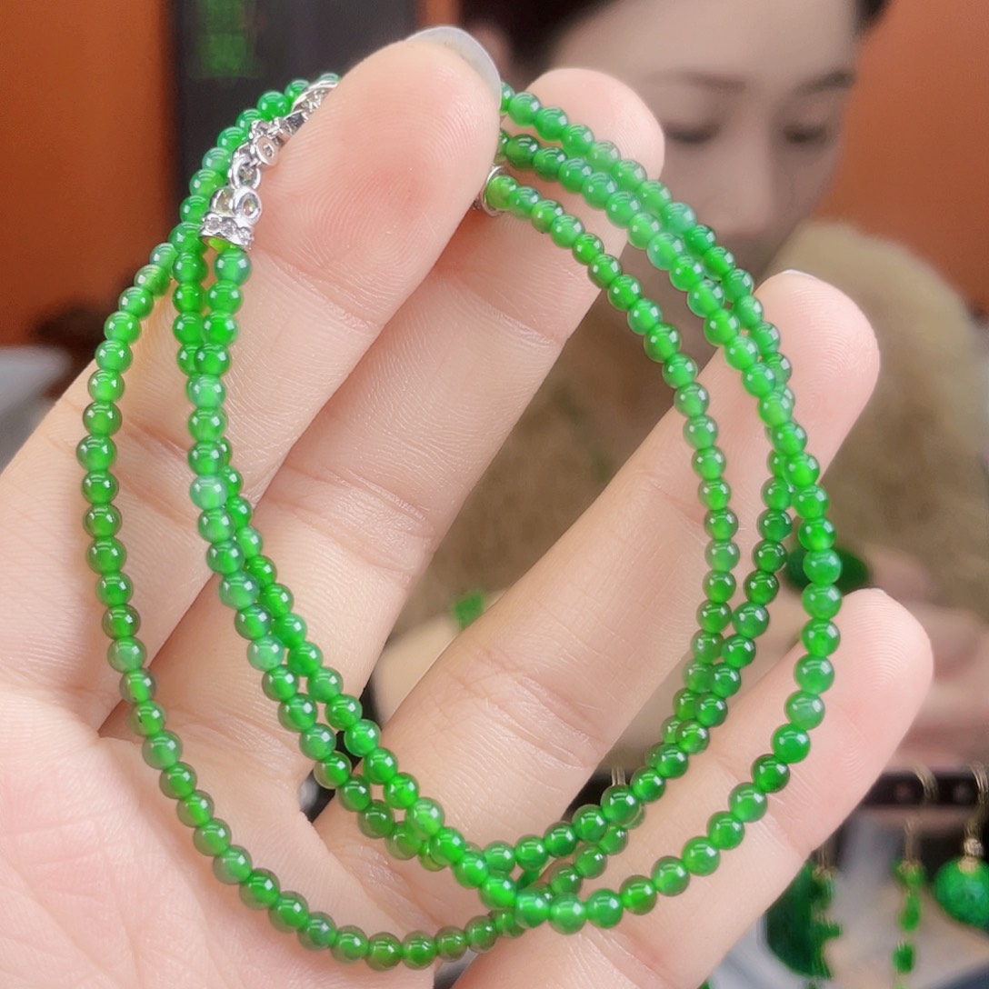 翡翠未镶嵌耳饰饰品