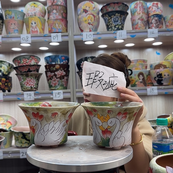 紫砂花盆瑕疵瑕疵865