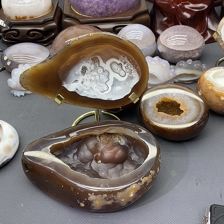 摆件未镶嵌紫晶聚宝盆