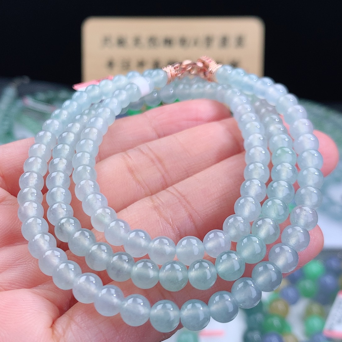 翡翠手链未镶嵌卡5.6mm
