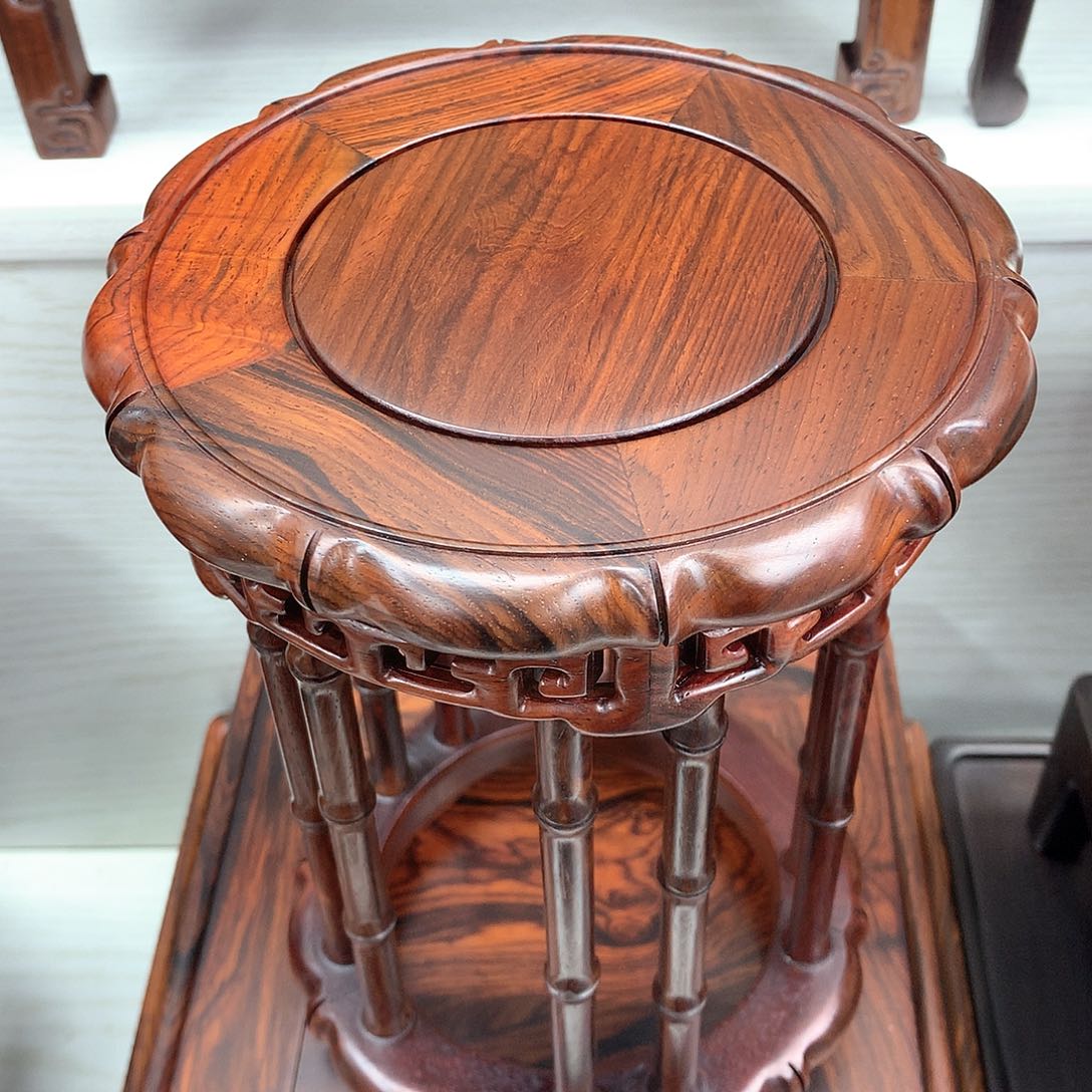 藤类微凹黄檀13.5公分竹节款