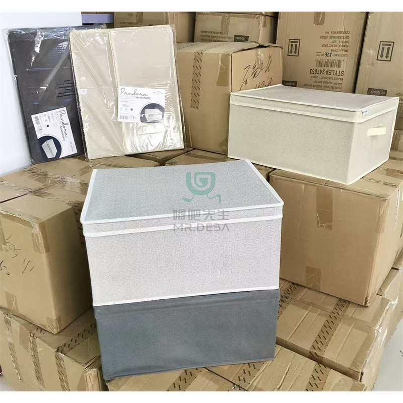 有盖折叠收纳箱 衣服收纳箱杂物盒玩具储物箱家用衣橱衣服整理箱