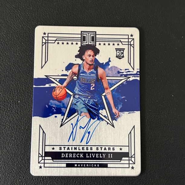 帕尼尼 小真金 新秀 独行侠 莱夫利 莱弗利 卡签 铁板签 /75编