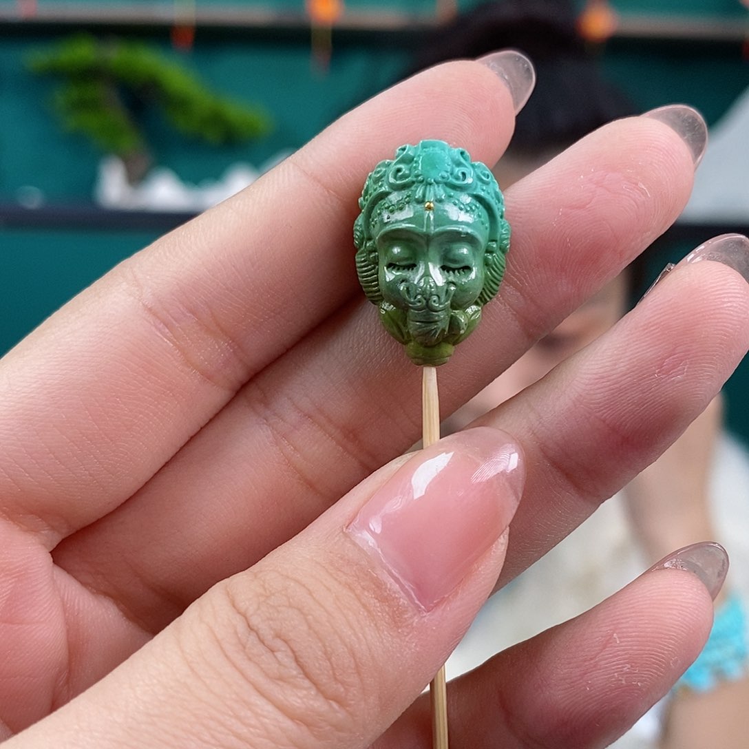 绿松石珠宝奇石未镶嵌