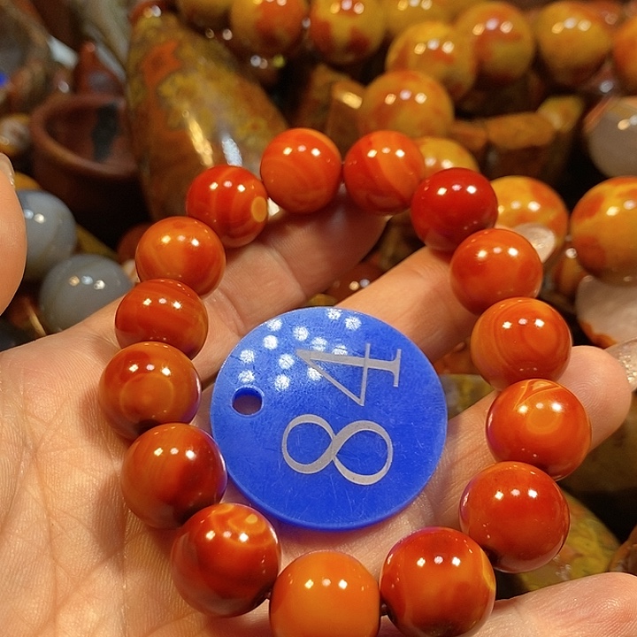 玛瑙/玉髓未镶嵌手链羿