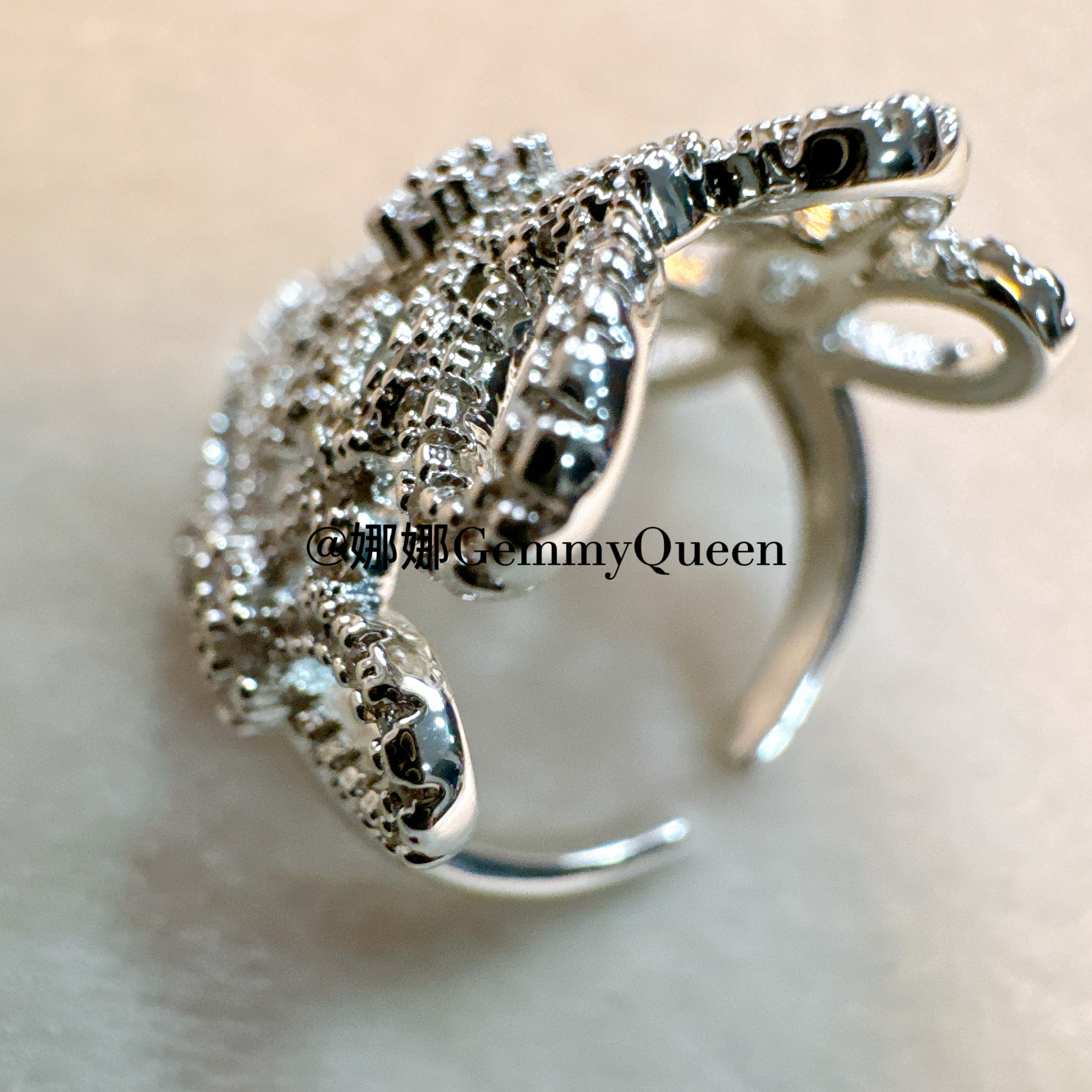 铜合金合成锆石戒指 娜娜GemmyQueen戒指GQ09280