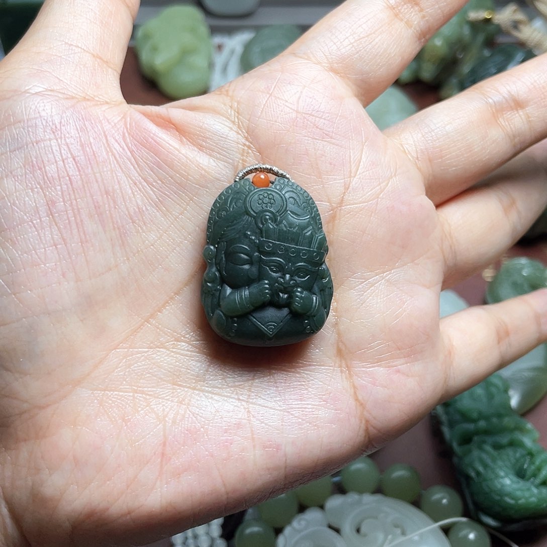 和田玉把件未镶嵌定制