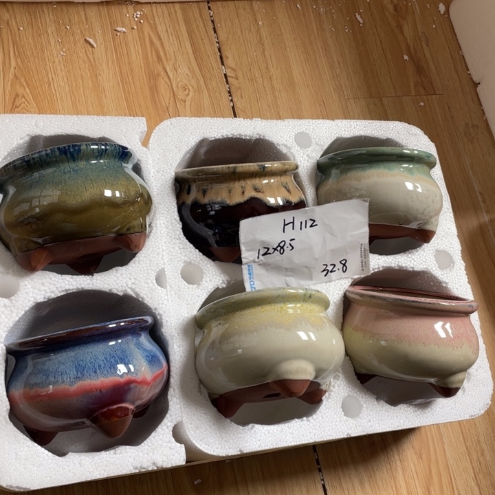 粗陶多肉花盆微瑕112
