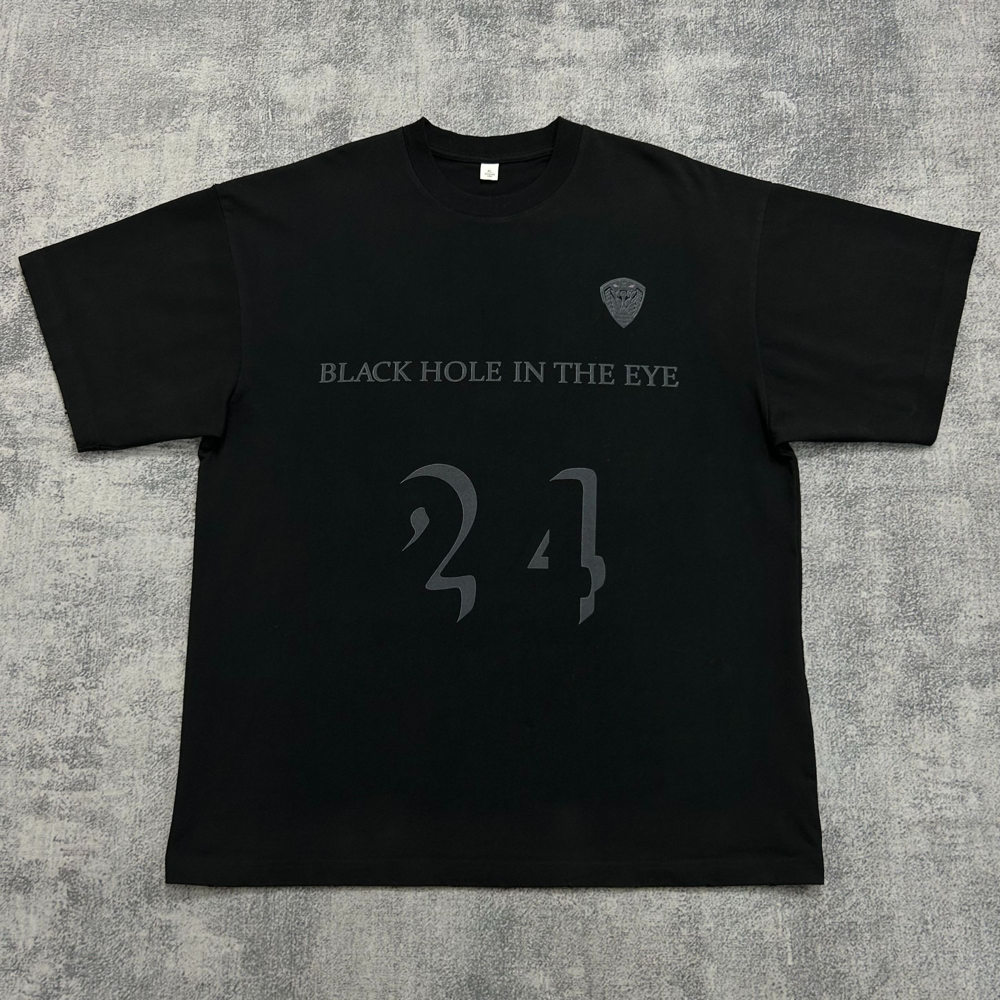 黑洞之眼第12季 TD联名球衣系列重磅310克做旧水洗破坏精梳棉短袖