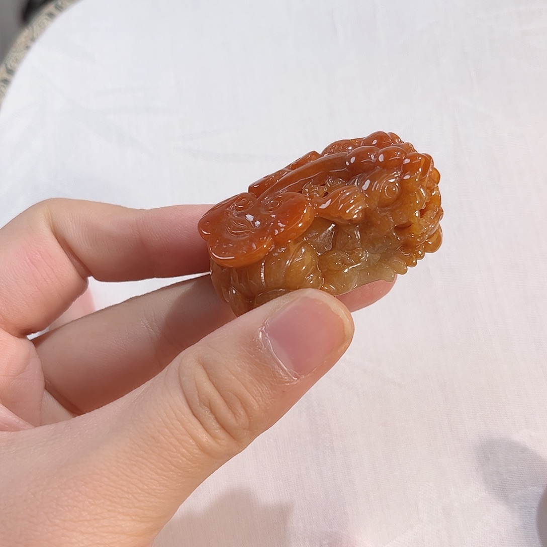 翡翠合金吊坠(赠链)