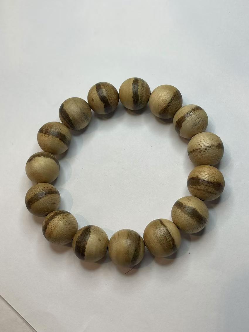 A57 沉香加里曼丹沉香圆珠手串14mm