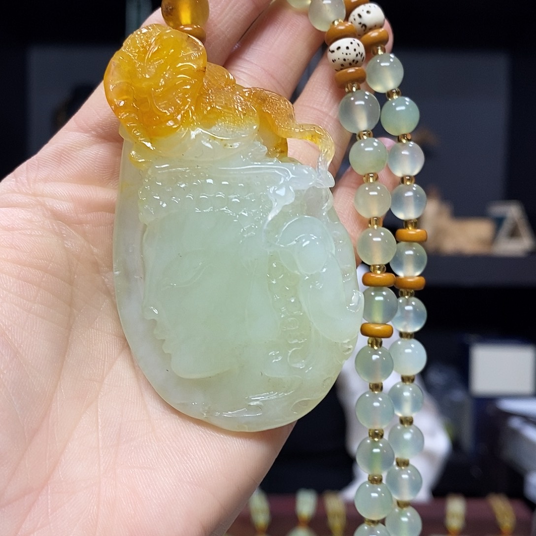 岫玉挂件吊坠未镶嵌