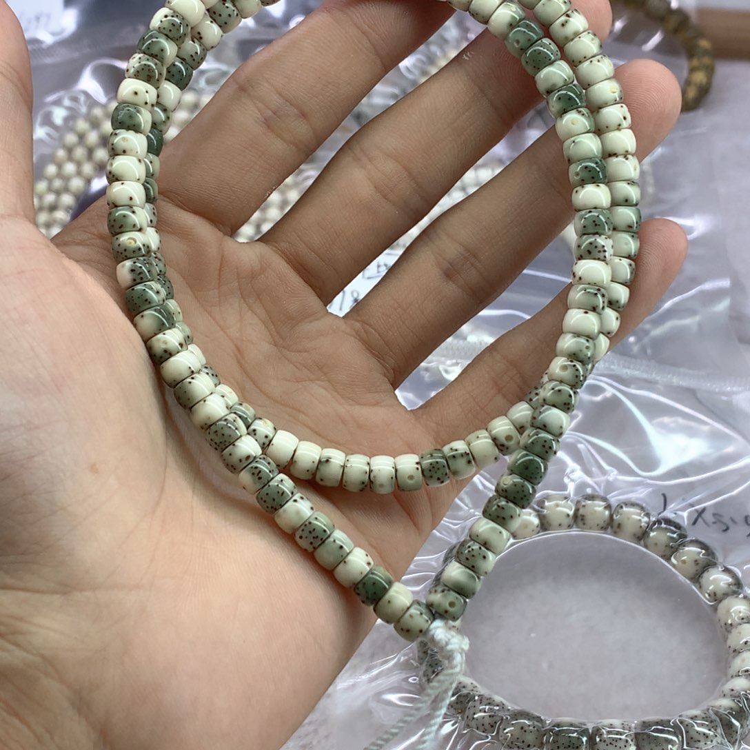 星月菩提手串偷****着星月菩提药片6*4大留白月朗星稀