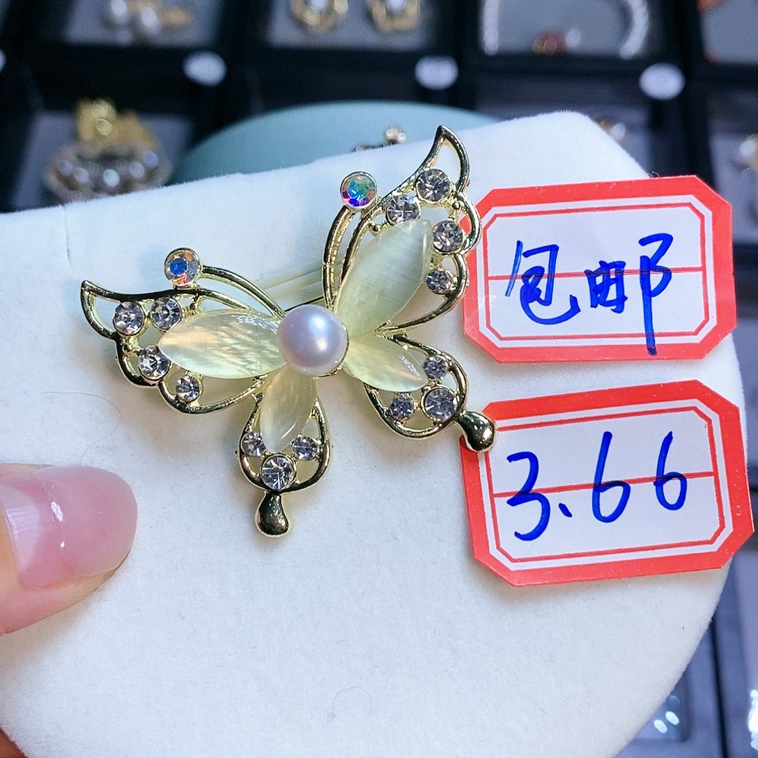 【闪购商品】淡水珍珠胸针1未镶嵌