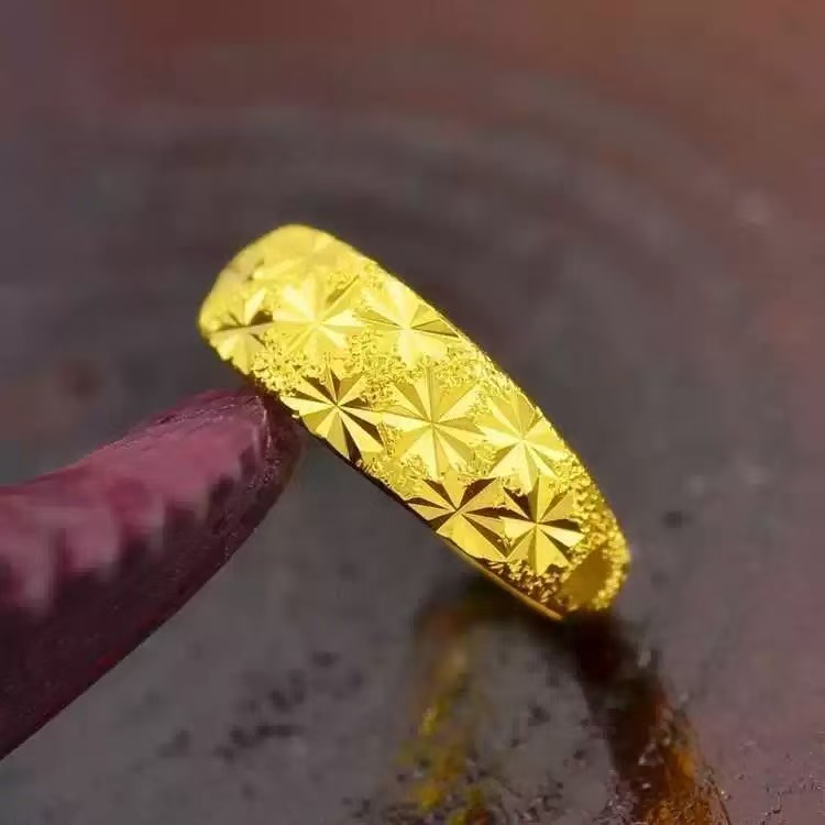合金戒指 T新款时尚高端满天星戒指