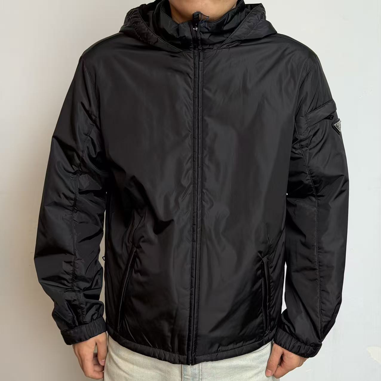 保暖男连帽轻薄棉衣秋冬季连帽棉服