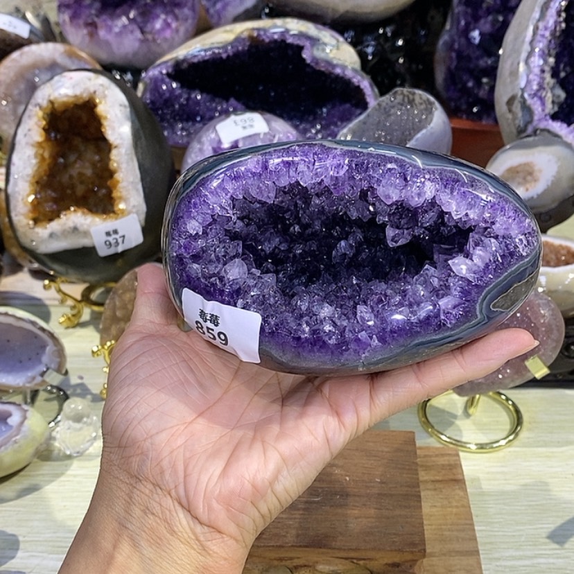 【闪购商品】未镶嵌珠宝半成品紫晶