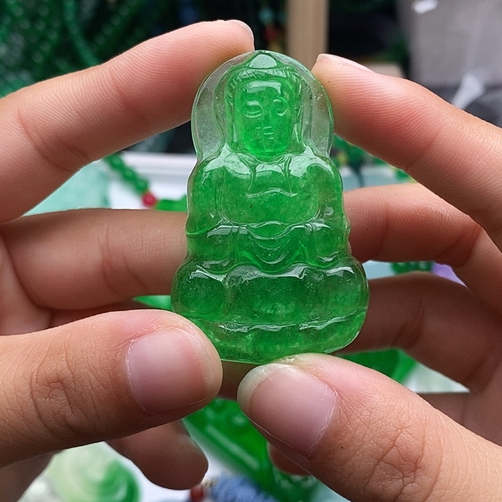 翡翠未镶嵌颈饰所见即所得 169