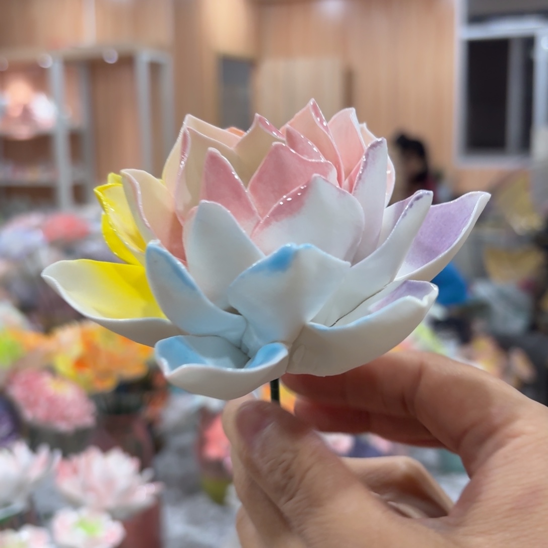 陶瓷花，20元发货，退款拉黑