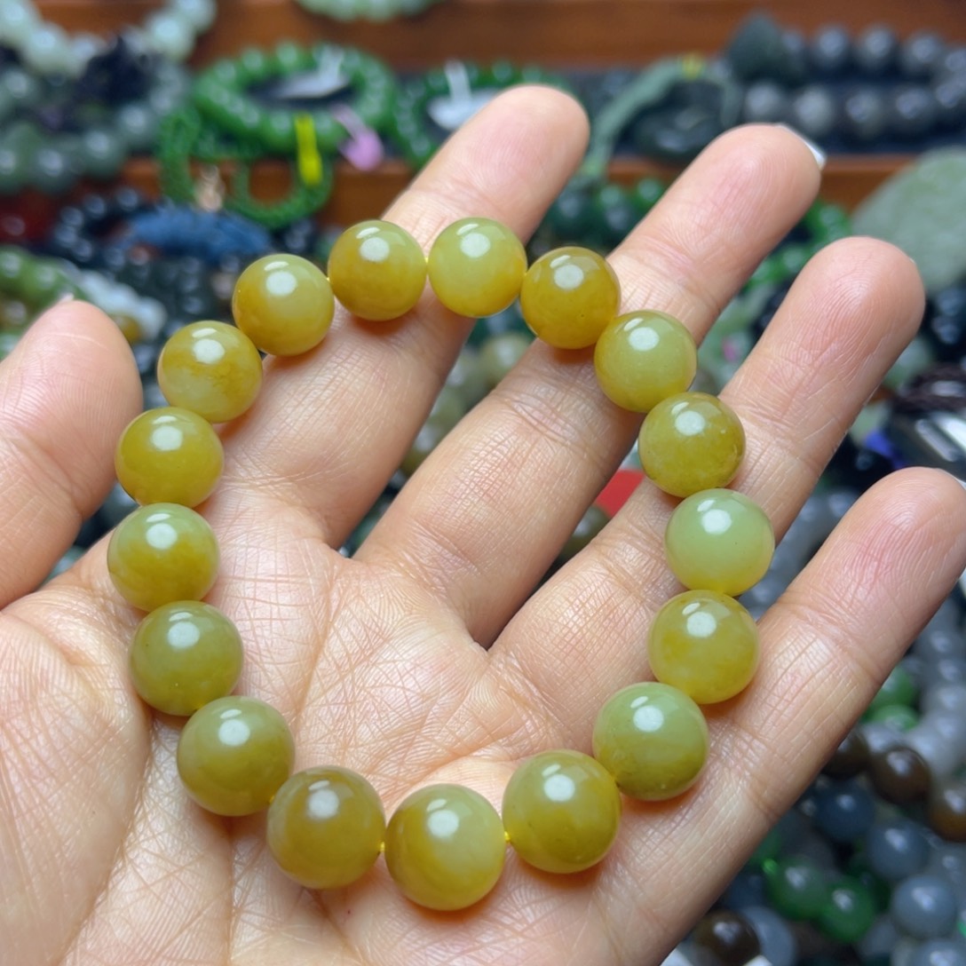 和田玉未镶嵌手链