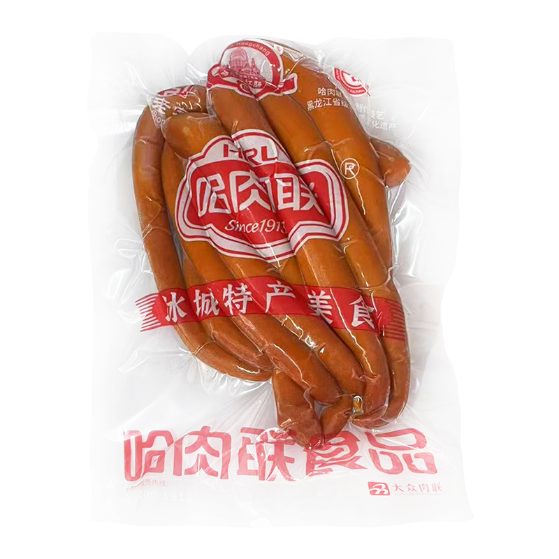 直播 哈尔滨散装手指肠500g*1袋 散装计量称重当天到现塑封瘦肉肠