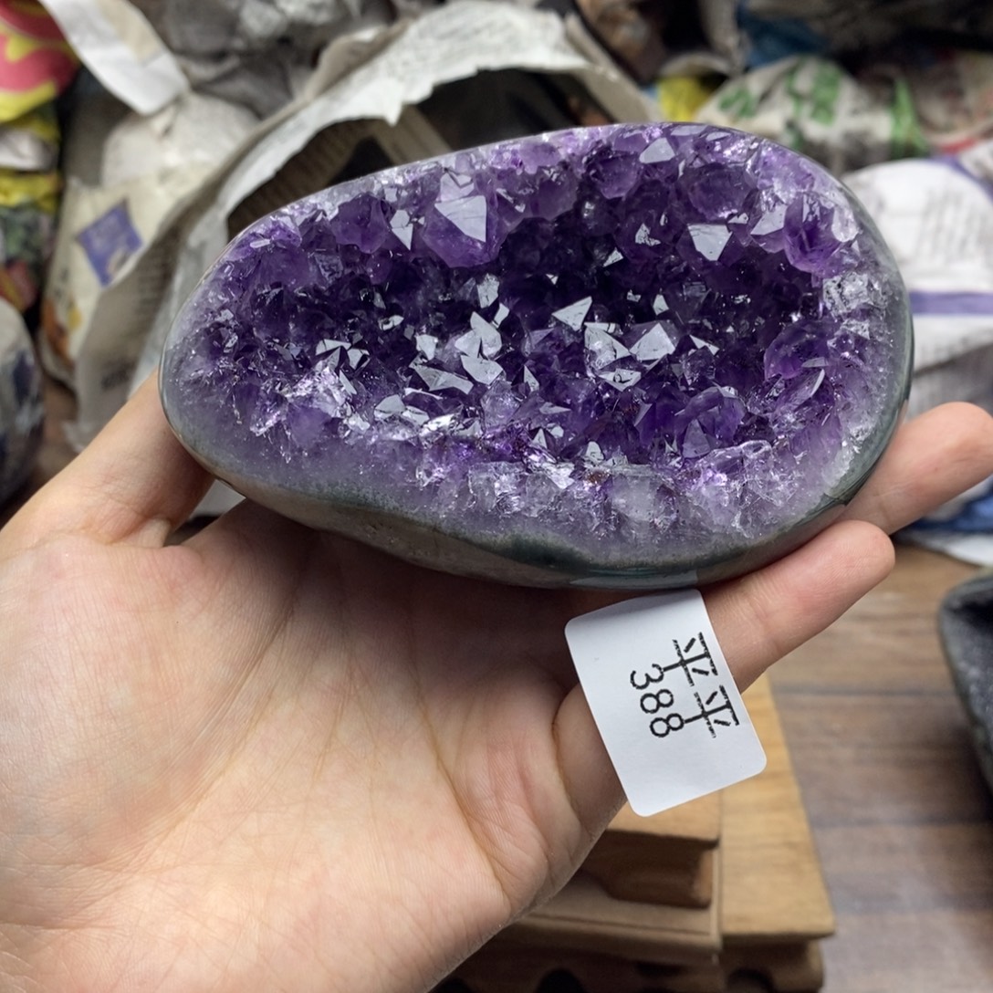 紫晶珠宝半成品未镶嵌