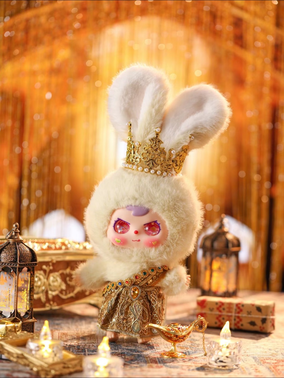 【乱斗】大宝贝泰萌小兔毛绒盲盒潮玩摆件挂件礼物