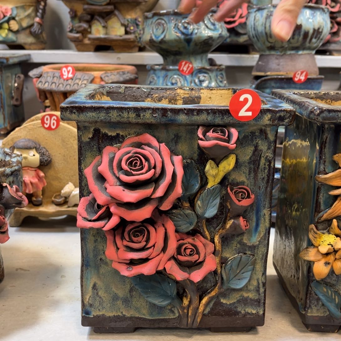 陶瓷小****候2 号陶然福利花盆特价