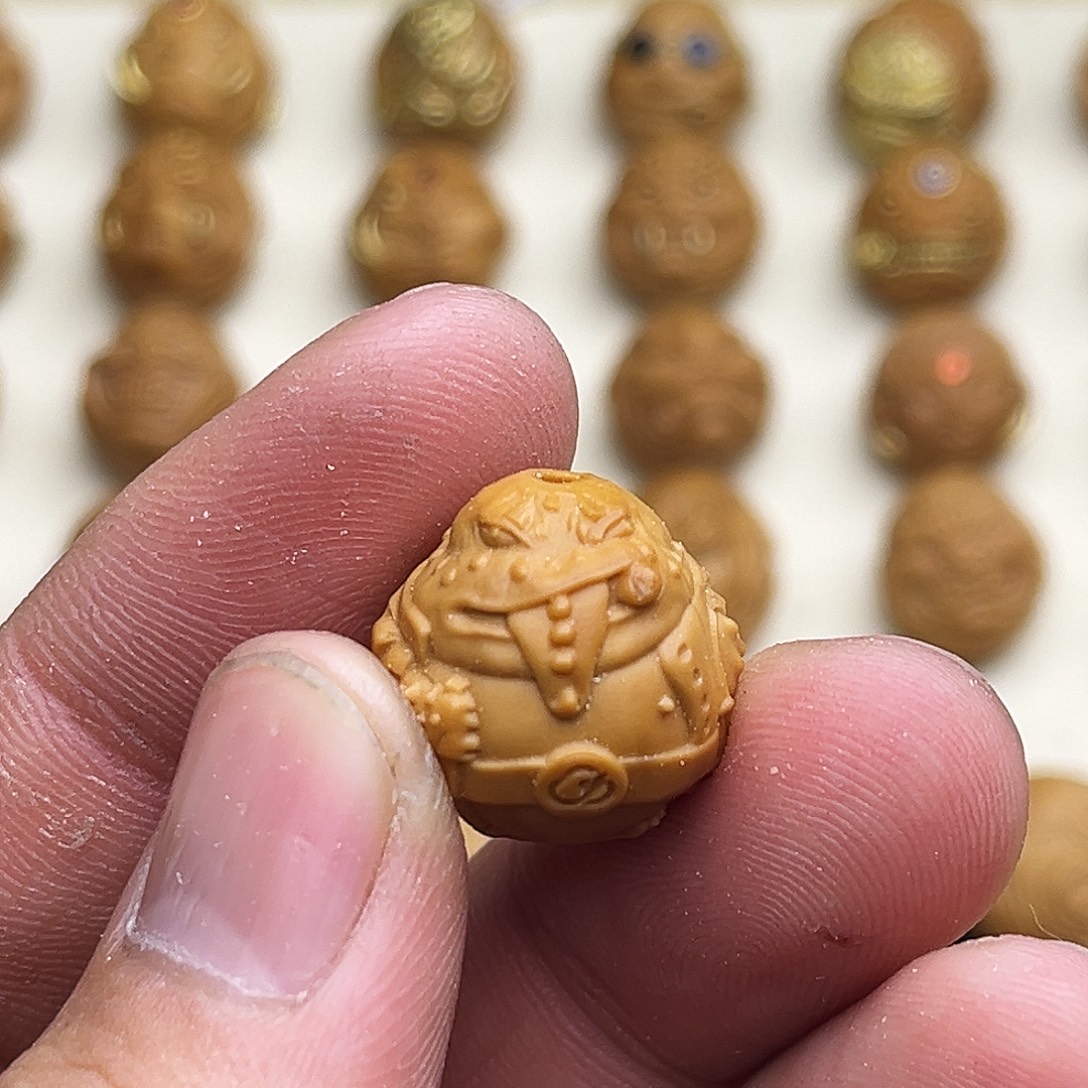 猴头核桃吊坠蛤蟆老大17