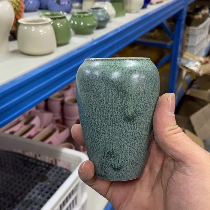 陶瓷花盆单场满9.9发5.5*10