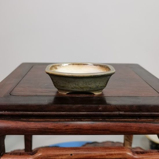 禔***庵陶大德堂手工手绘釉盆